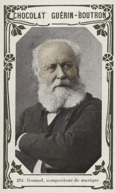 Gounod zeneszerző (színes fotó) alkotó: French School