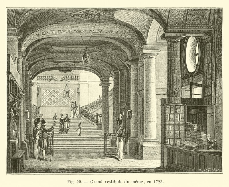 A mém nagy előszobája, 1723-ban alkotó: French School