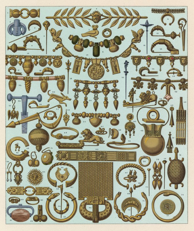 Görög-római viselet alkotó: French School