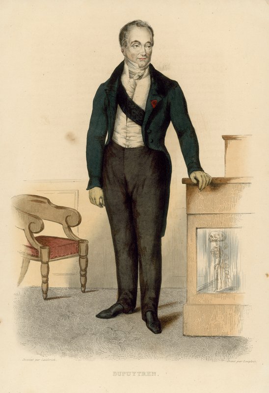 Guillaume Dupuytren (színes metszet) alkotó: French School