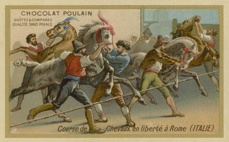 Lóverseny Rómában alkotó: French School