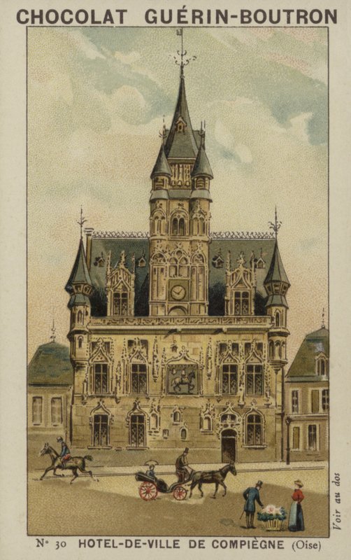 Compiegne városháza, Oise alkotó: French School