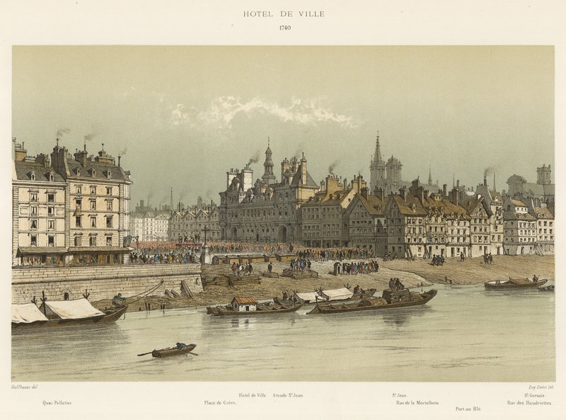 Városháza, 1740 alkotó: French School