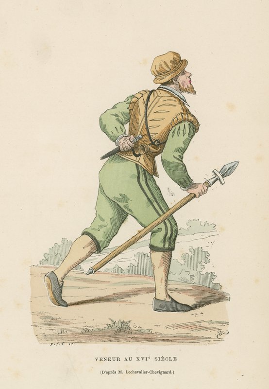 Huntsman, 16. század alkotó: French School
