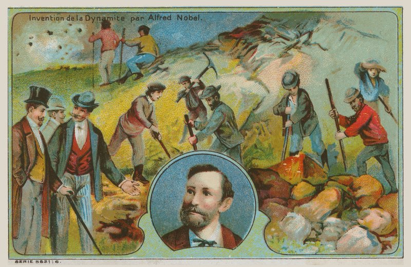 Alfred Nobel dinamit feltalálása alkotó: French School