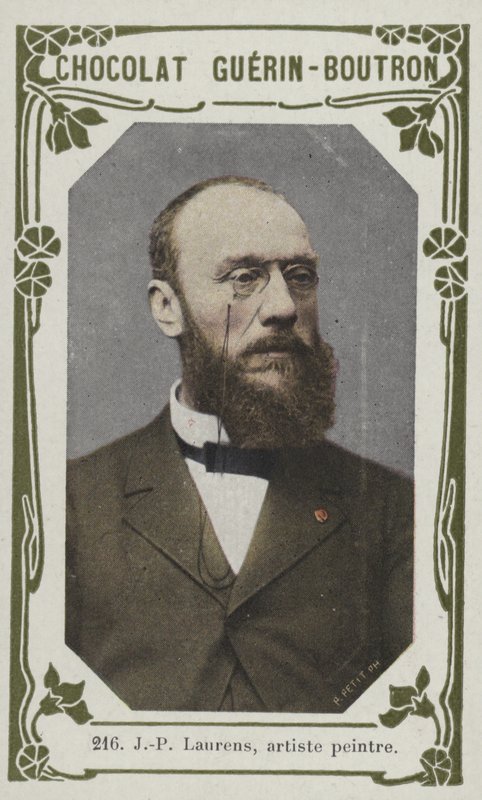 J-P Laurens, festő (színes fotó) alkotó: French School