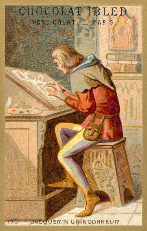 Jacquemin Gringonneur francia festő (chromolitho) alkotó: French School