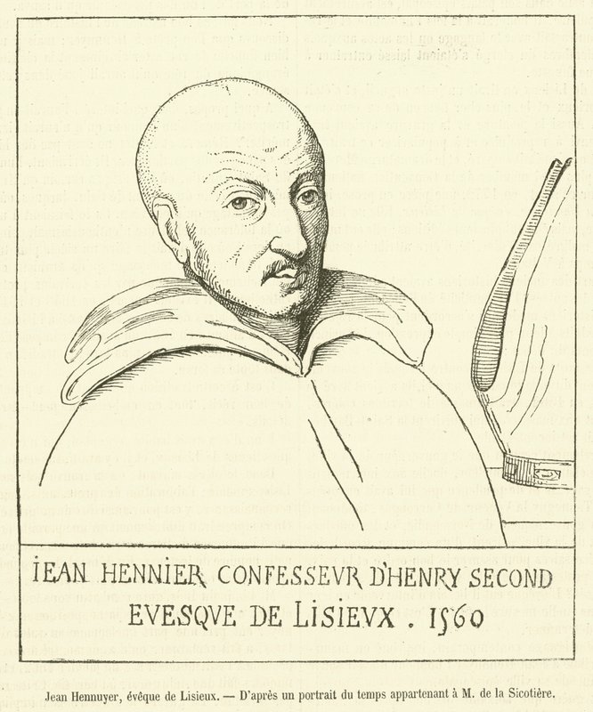 Jean Hénuier, Lisieux püspöke (metszet) alkotó: French School