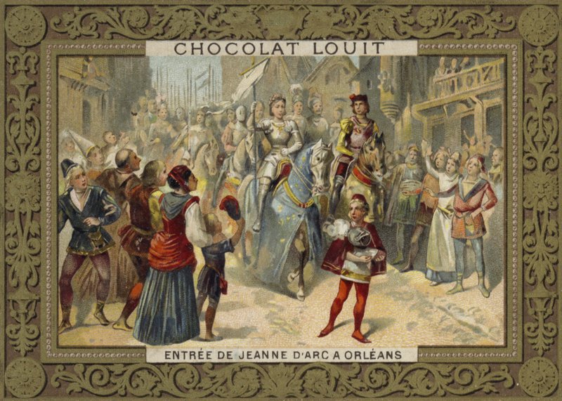 Jeanne of Arc belép Orléansba, 1429 alkotó: French School