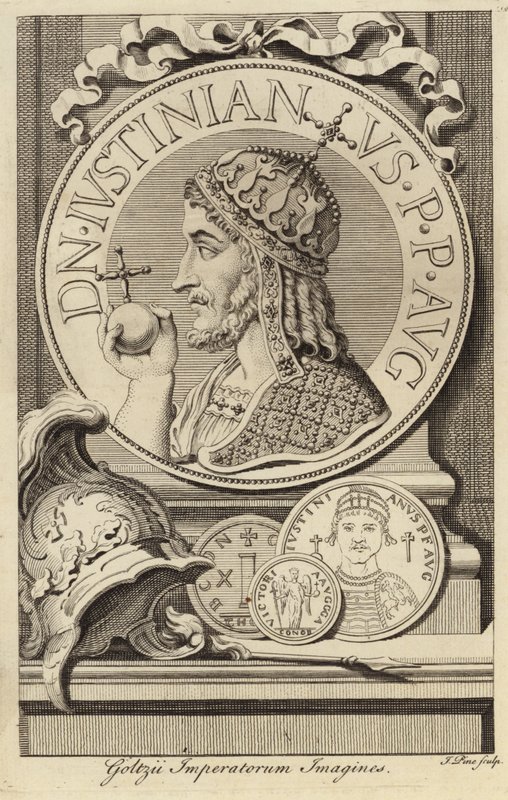 I. Nagy Justinianus alkotó: French School