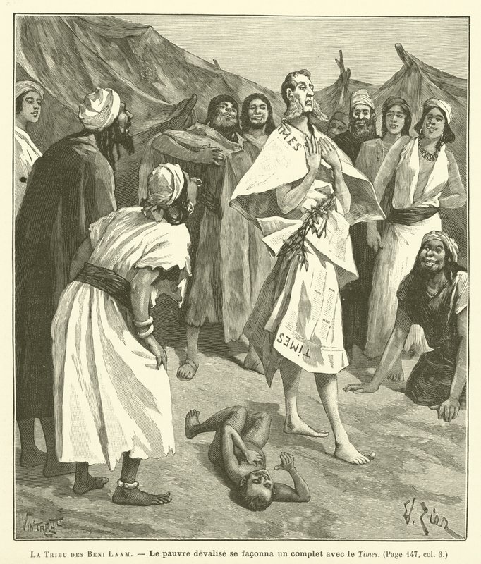 A Beni Laam törzs (metszet) alkotó: French School