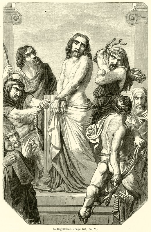 La flagellation (metszet) alkotó: French School