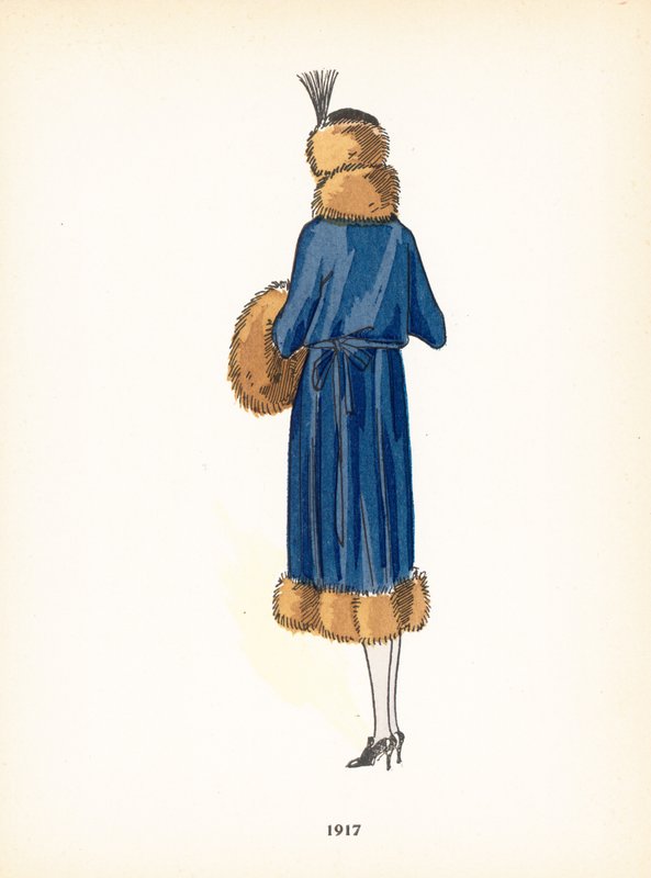 Női divat, 1917 alkotó: French School