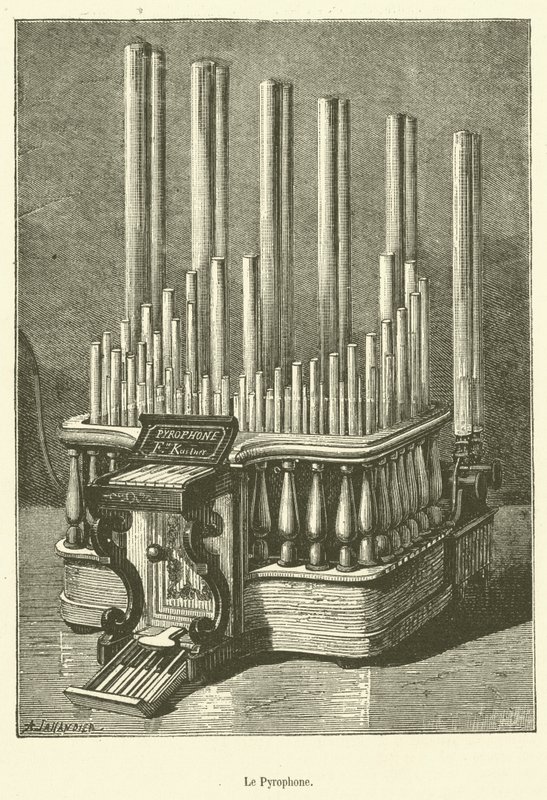 Le Pyrophone (metszet) alkotó: French School