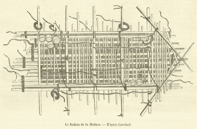 A Medúza tutaja (metszet) alkotó: French School
