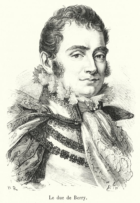 Le duc de Berry (metszet) alkotó: French School