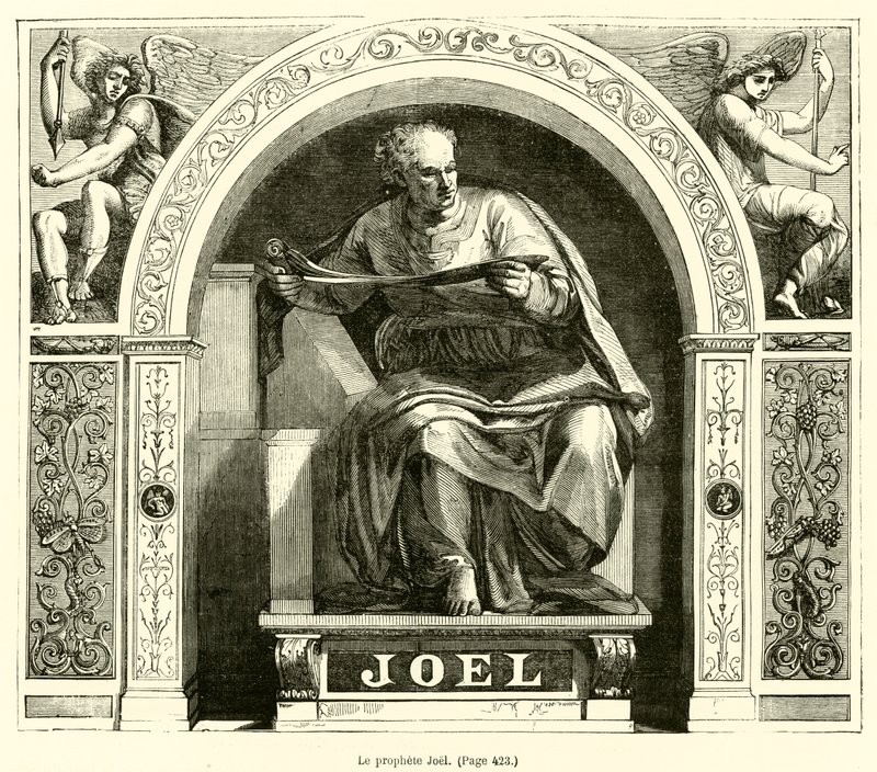 Joel próféta (metszet) alkotó: French School