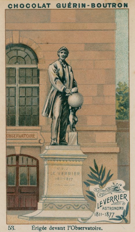 Leverrier csillagász, 1811-1877, a csillagvizsgáló előtt állították fel alkotó: French School