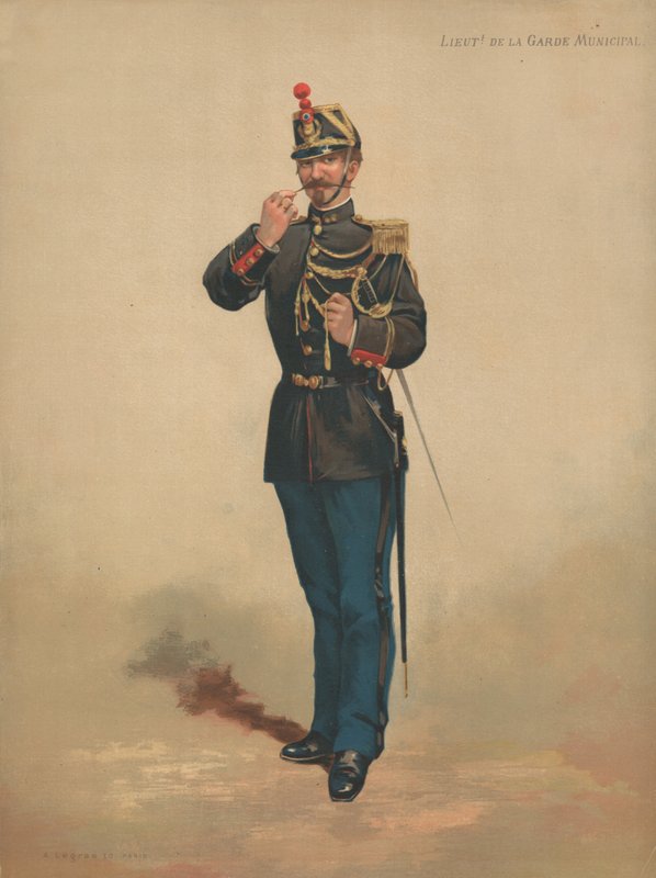 a városi őrség hadnagya alkotó: French School
