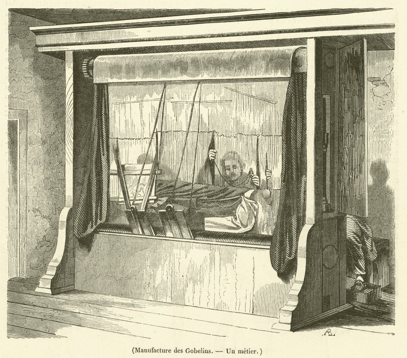 Manufacture des Gobelins, A trade (metszet) alkotó: French School