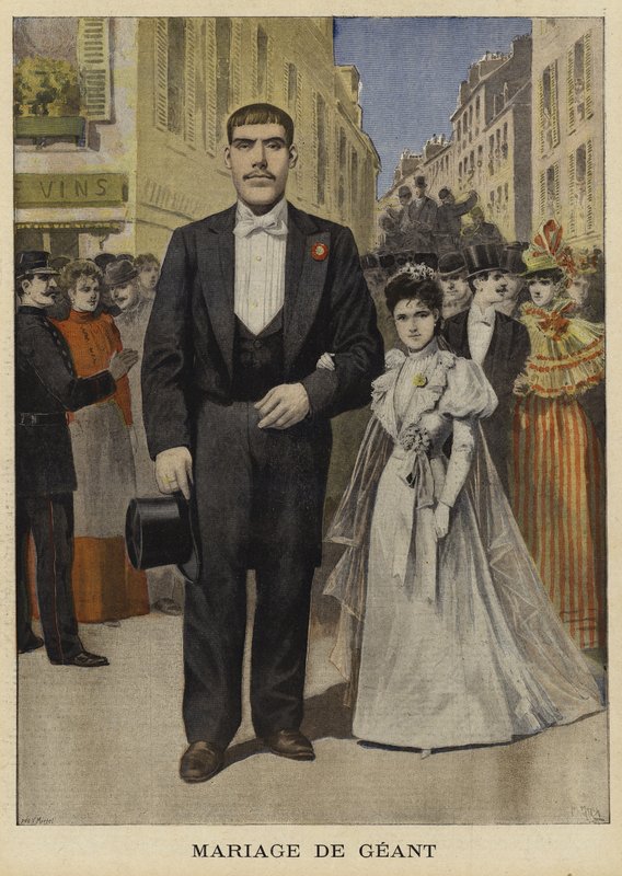 Egy óriás házassága, Pantin, Franciaország, 1897 alkotó: French School