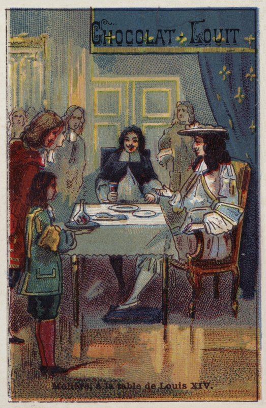 Moliere XIV. Lajos asztalánál alkotó: French School