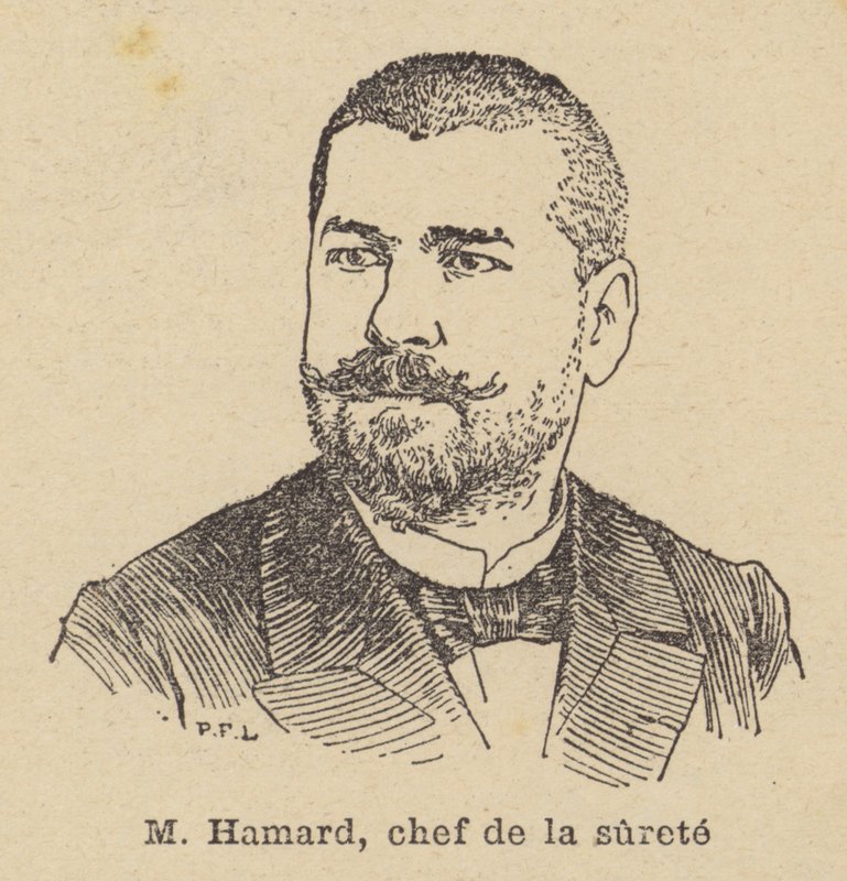 Octave Hamard, a párizsi rendőrség főnöke alkotó: French School