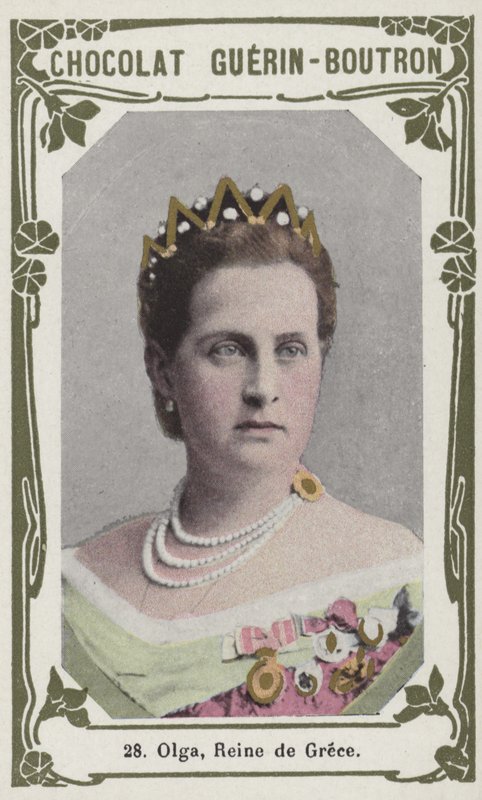 Olga, Görögország királynője (színes fotó) alkotó: French School
