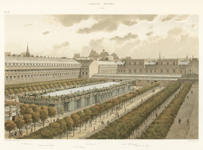 Királyi palota, 1794 alkotó: French School