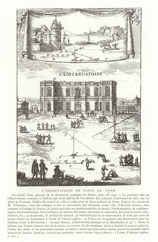 Párizsi Obszervatórium 1700-ban alkotó: French School