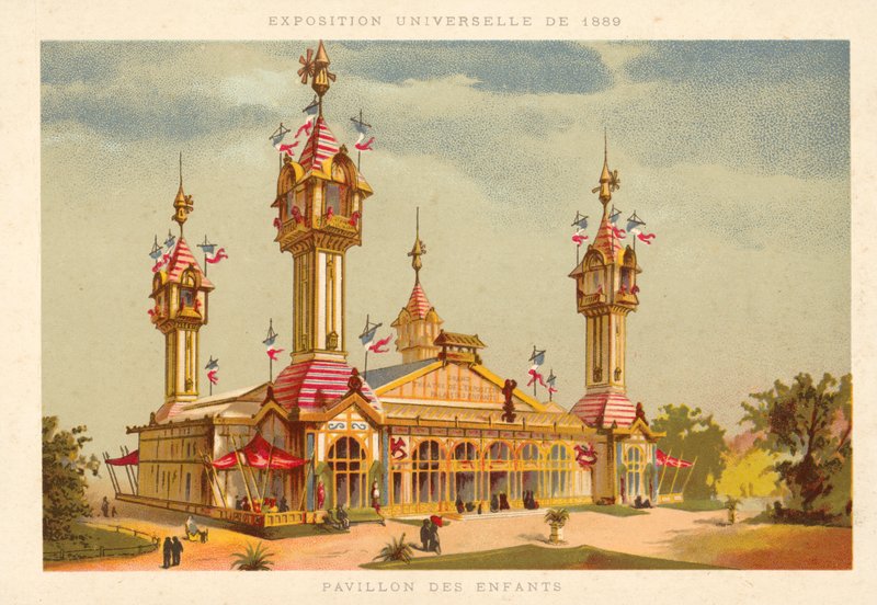 Gyermekpavilon, Egyetemes Kiállítás 1889, Párizs alkotó: French School