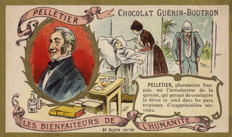 Pierre Joseph Pelletier, francia kémikus (chromolitho) alkotó: French School