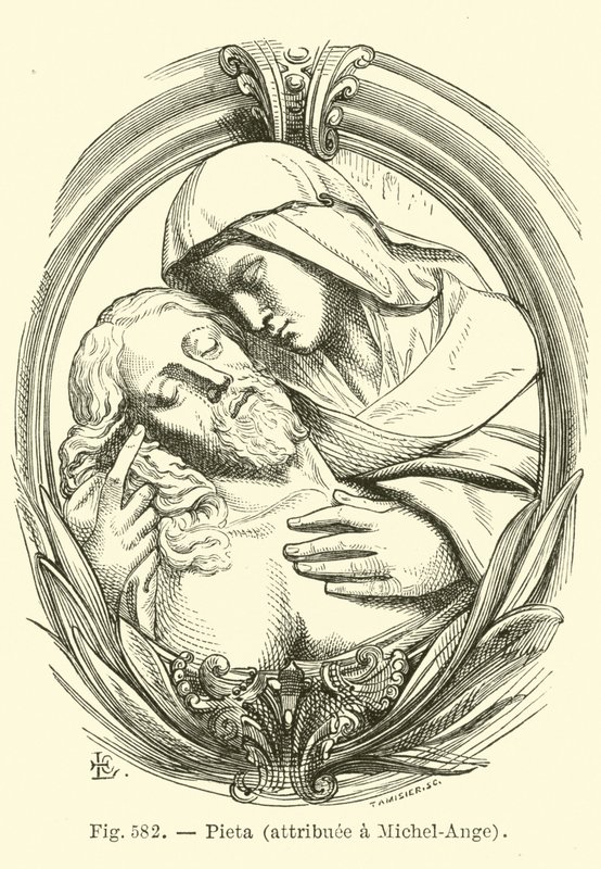 Pieta alkotó: French School