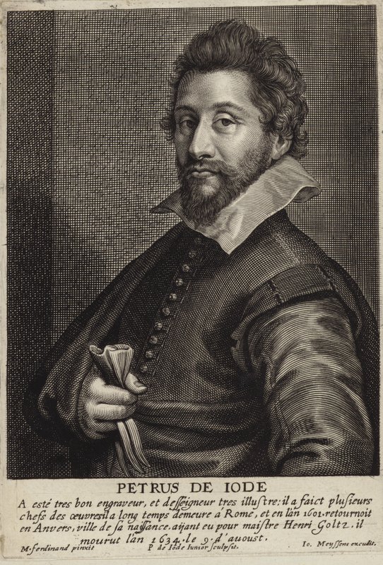 Pieter de Jode I portréja alkotó: French School