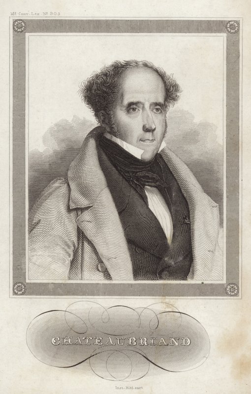 De Chateaubriand vikomt portréja alkotó: French School