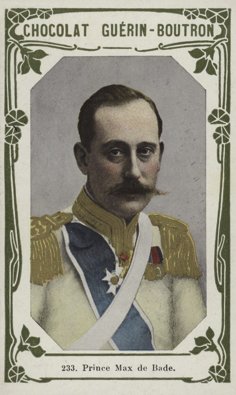 Max de Bade herceg (színes fotó) alkotó: French School