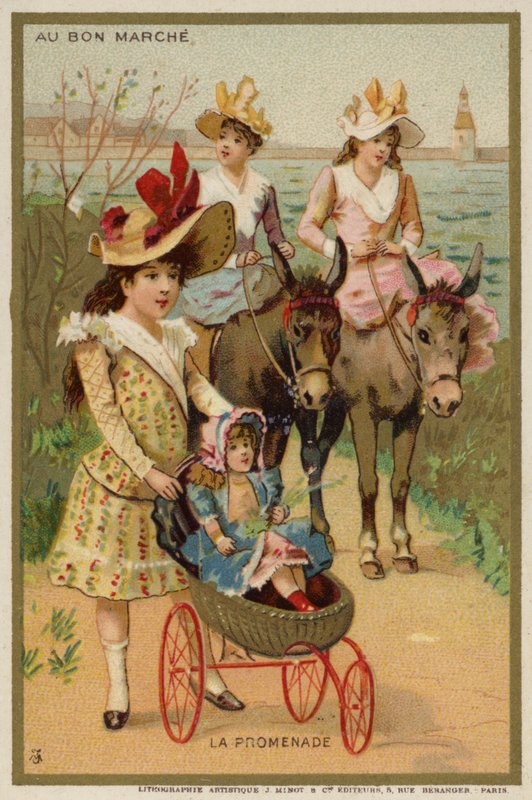 Promenade (chromolitho) alkotó: French School