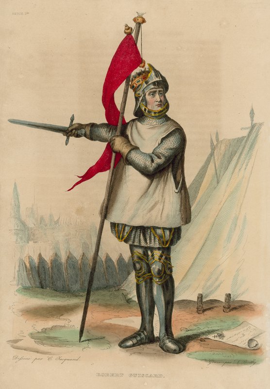Robert Guiscard (színes metszet) alkotó: French School