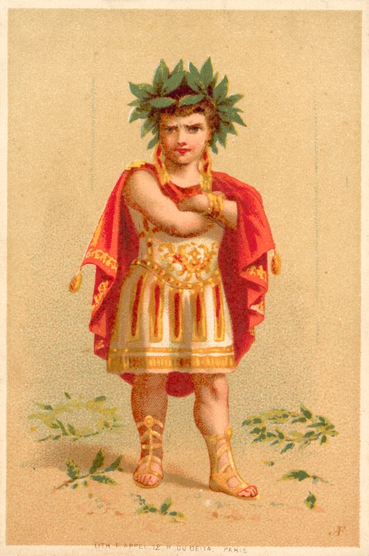 római (chromolitho) alkotó: French School