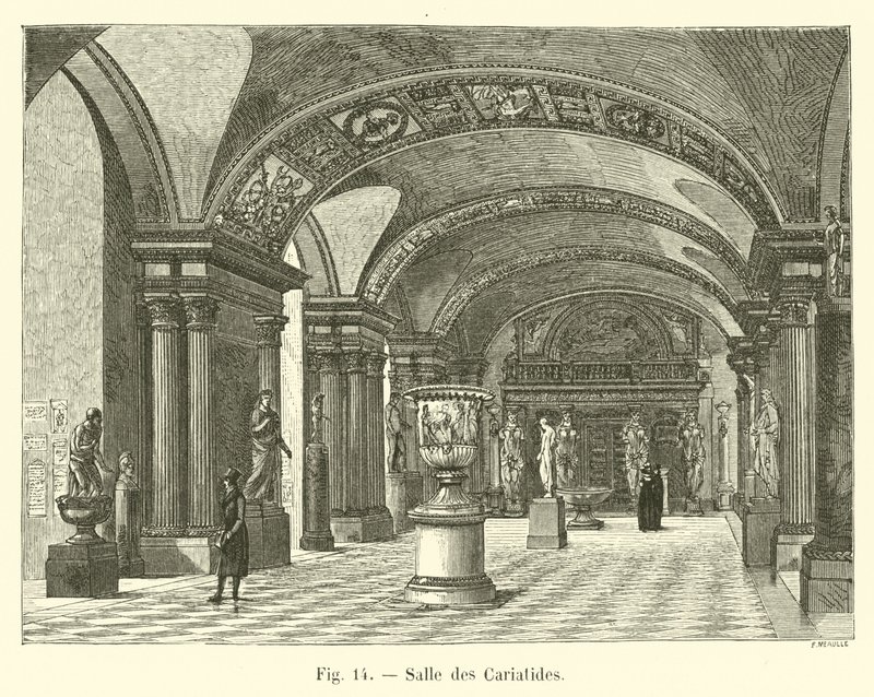 Kariatidák terme alkotó: French School