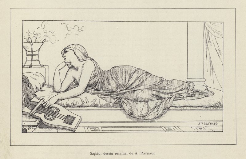 Sappho (litho) alkotó: French School
