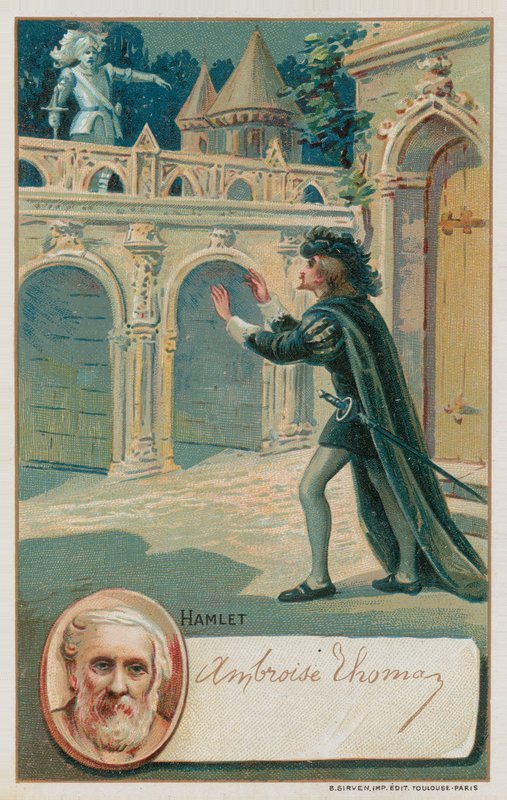 Jelenet a Hamlet című operából alkotó: French School
