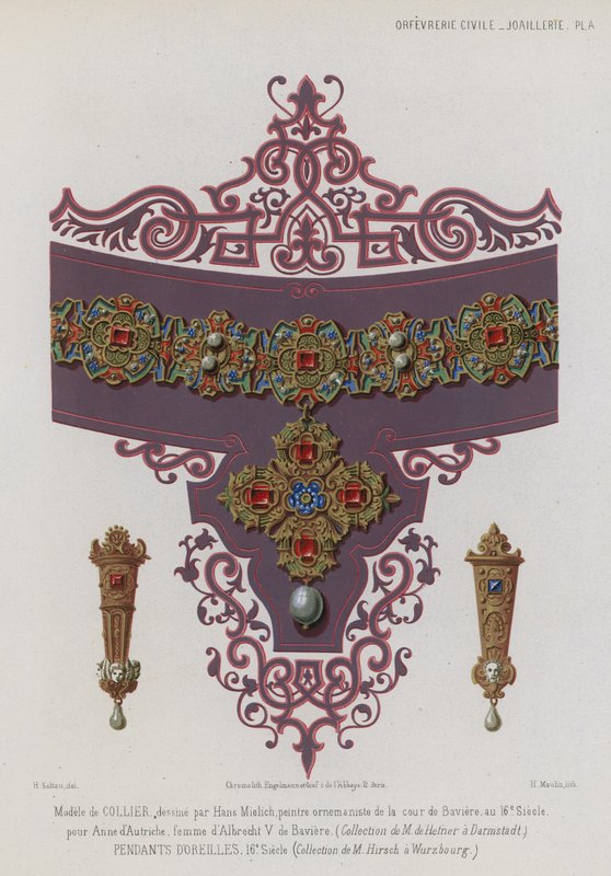 Ezüst ékszer alkotó: French School