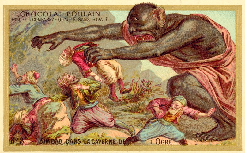 Szindbád az ogre barlangjában alkotó: French School