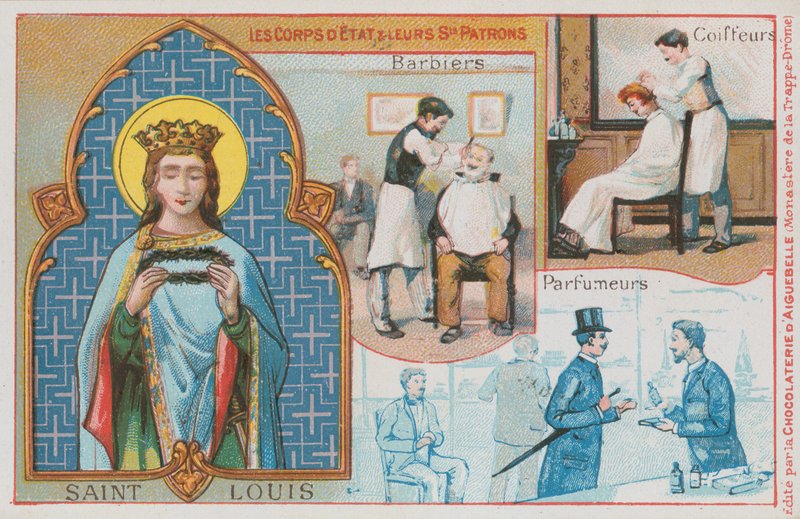 St Louis, borbélyok, fodrászok és illatszerészek alkotó: French School