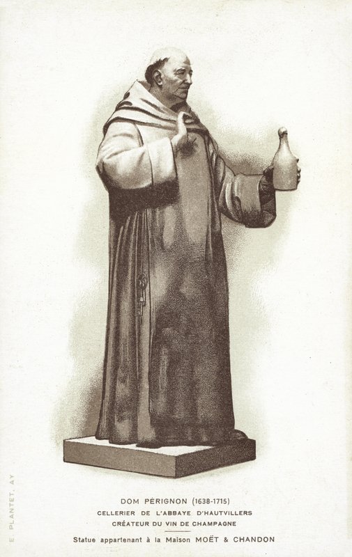 Dom Perignon szobra alkotó: French School