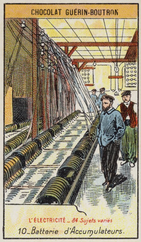 Akkumulátor (chromolitho) alkotó: French School