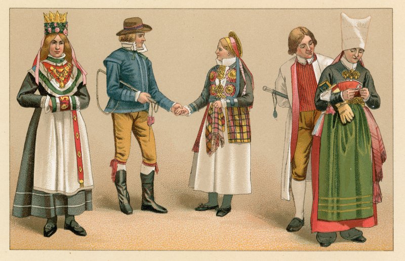 Svédország jelmez alkotó: French School