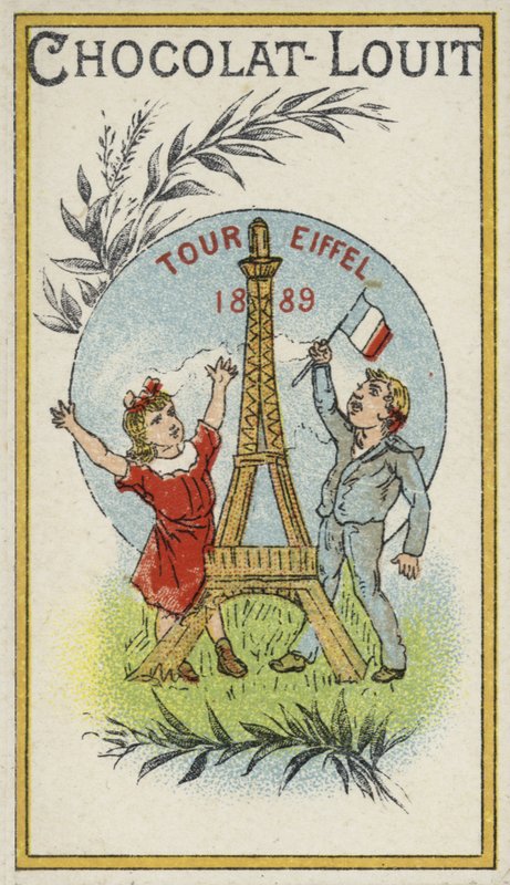 Az Eiffel-torony, 1889 alkotó: French School
