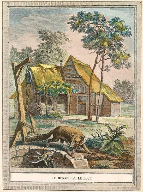 A róka és a kecske alkotó: French School